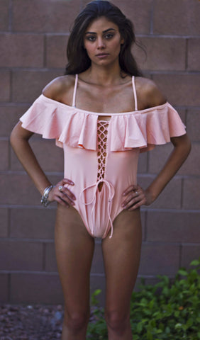 "Shoulder Me This" One Piece Swimsuit