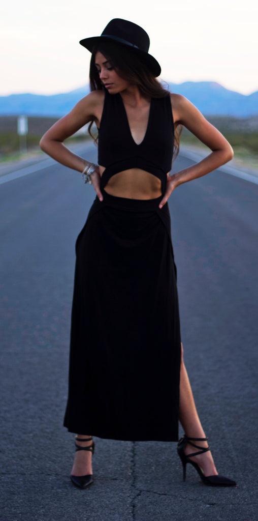 Double Slit Open Dress
