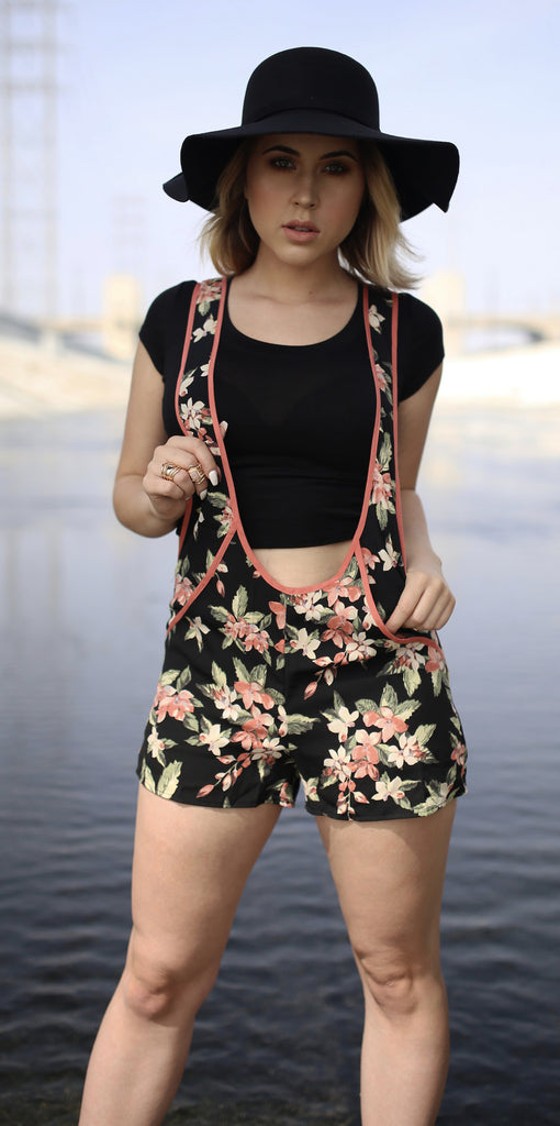 Carnelian Floral Romper