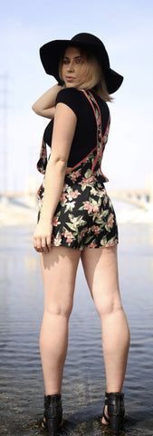 Carnelian Floral Romper