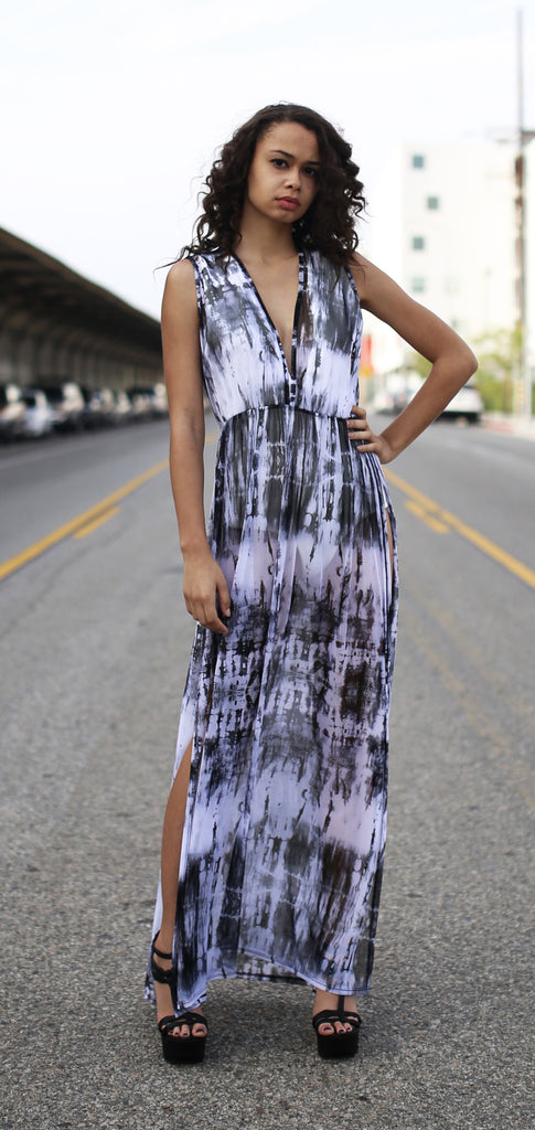 Marble Mesh Dress