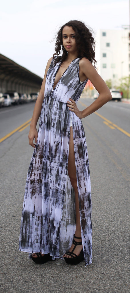 Marble Mesh Dress