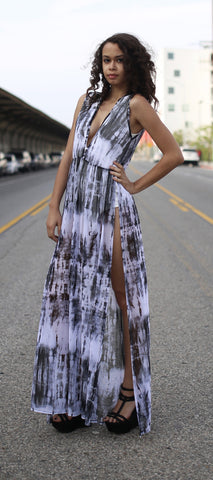Marble Mesh Dress